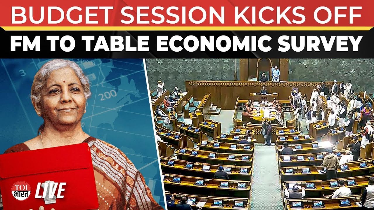 LIVE: FM Nirmala Sitharaman tables Economic Survey in parliament | Budget session | GDP | Economy