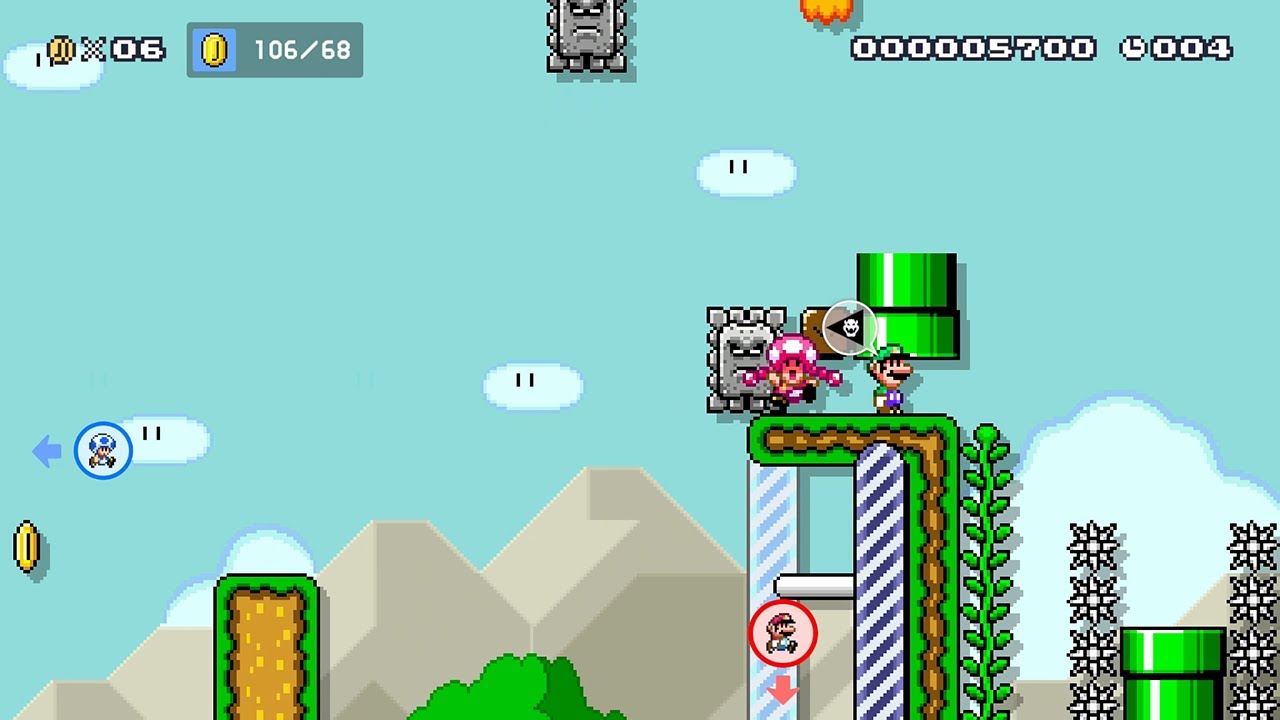 もの凄い冷静さ【マリオメーカー2 みんなでバトル】