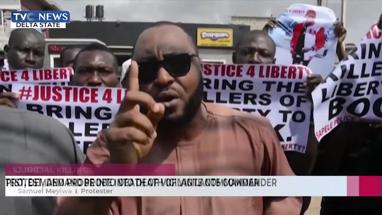 Itsekiri Youths Protest, Demand Probe Into Death Of Vigilante Commander