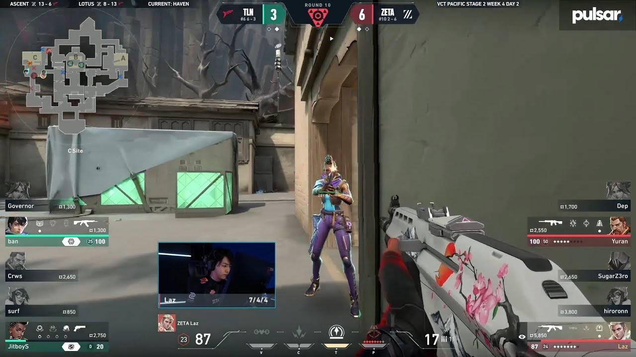 ZETA Laz Insane 1v2 Against Talon Esports | VCT Valorant Pacific Stage 2