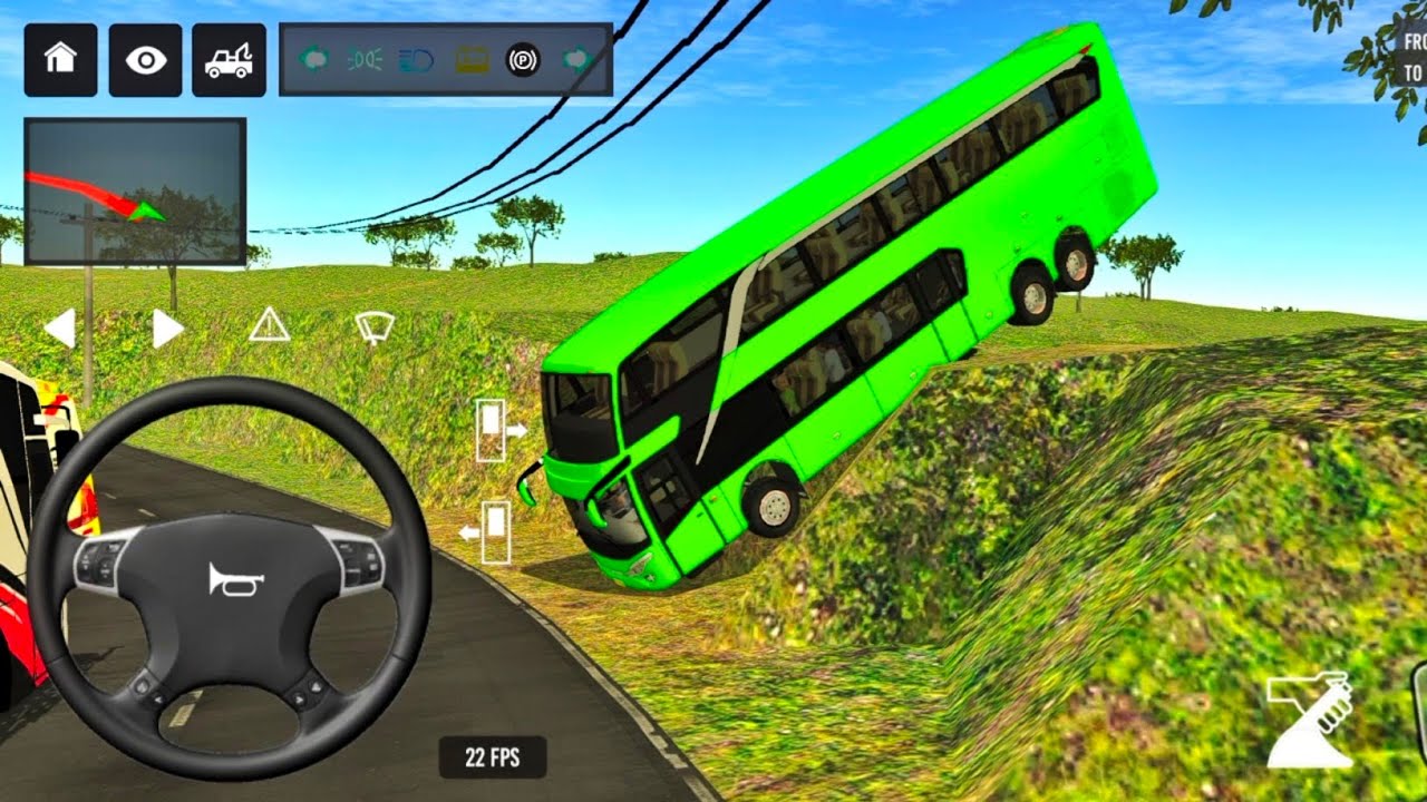 Indonesia Coach bus driving 😍💥 | Euro bus simulator Games 2026 Android gameplay #bus #game