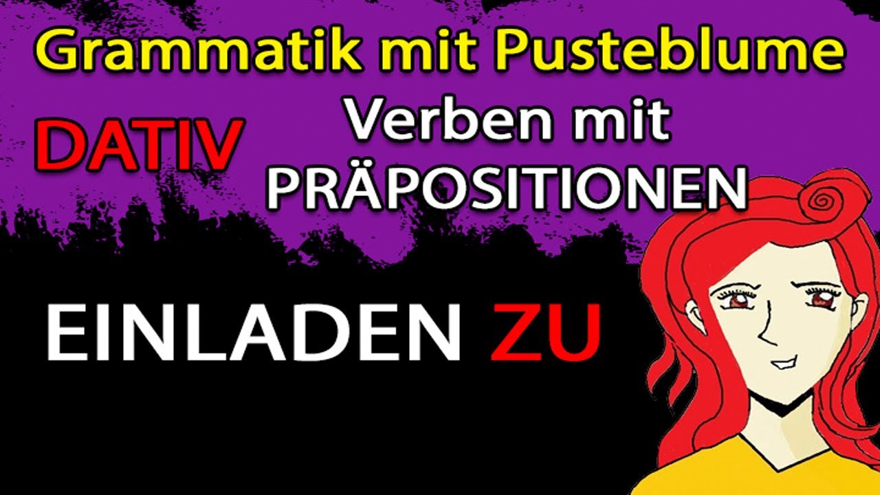 Verben mit Präpositionen (B1): einladen zu (Dativ)