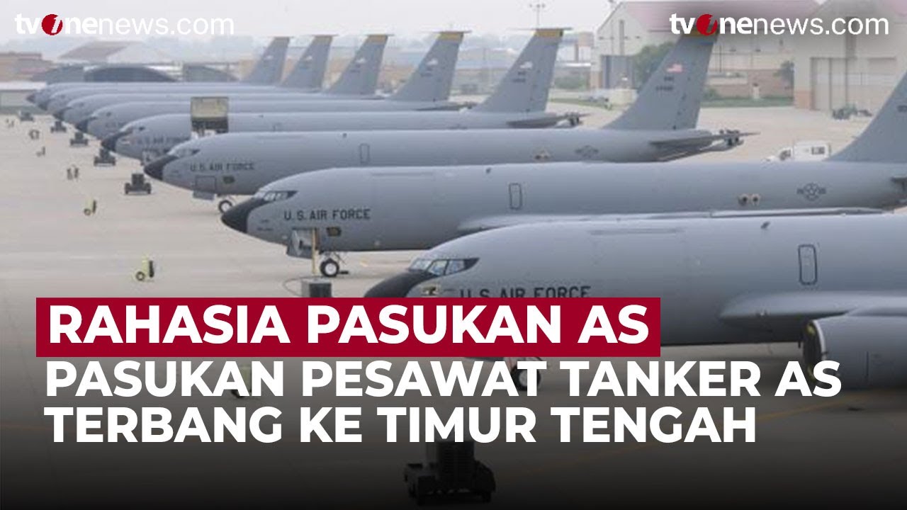 Ngeri! Gerombolan Pesawat Tanker AS Menuju Timur Tengah, Ada Apa? | OneNews Update