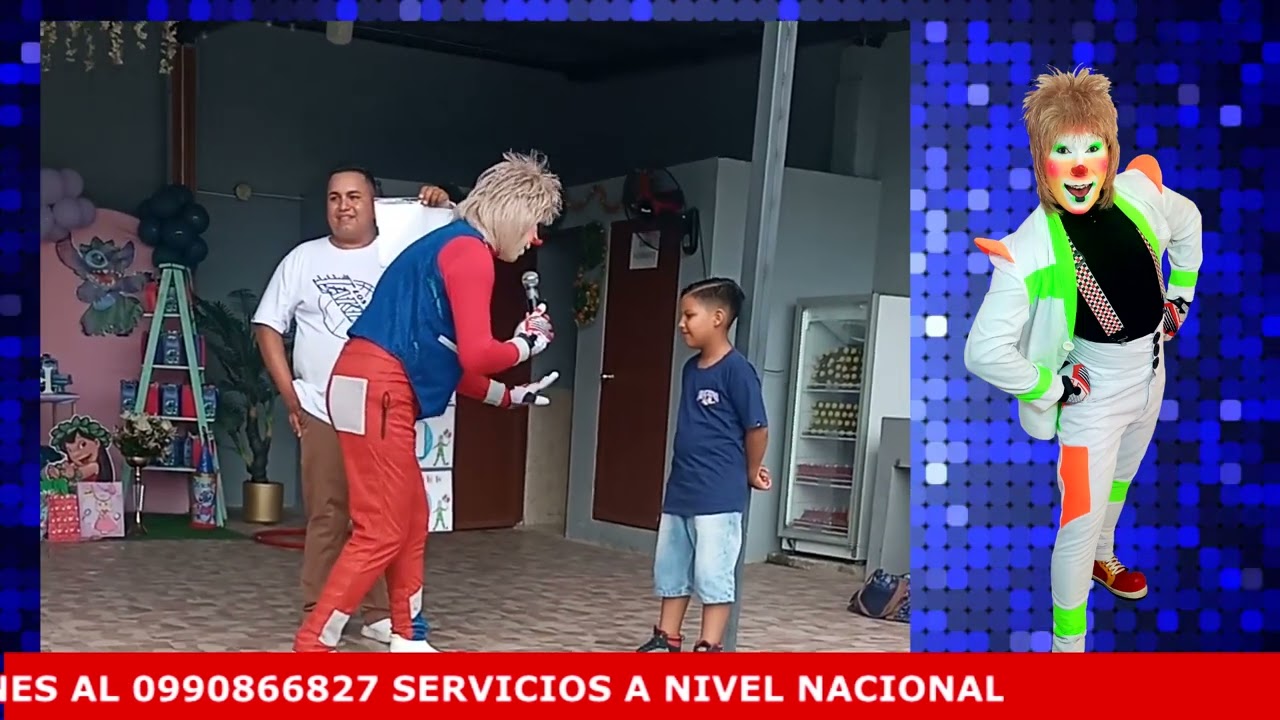 FIESTA DE CUMPLEAÑOS CON EL PAYASO TOTO SHOW EC.