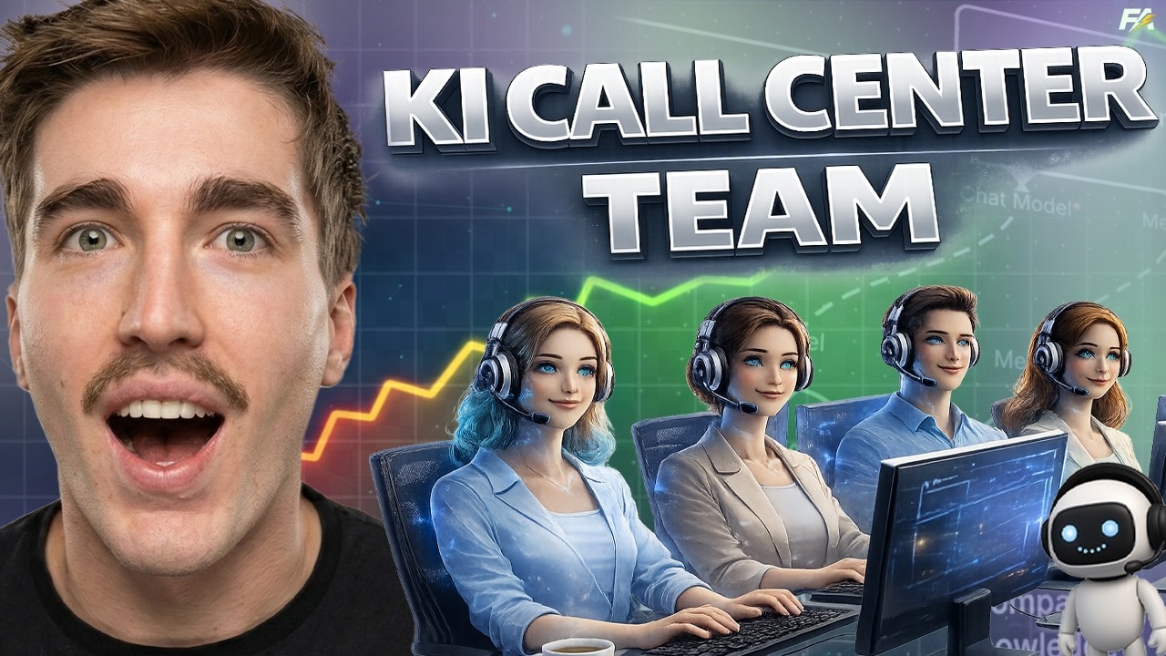 UNFASSBAR: 4 KI-Telefonagenten ersetzen eine GANZE Callcenter-Etage (Anleitung)