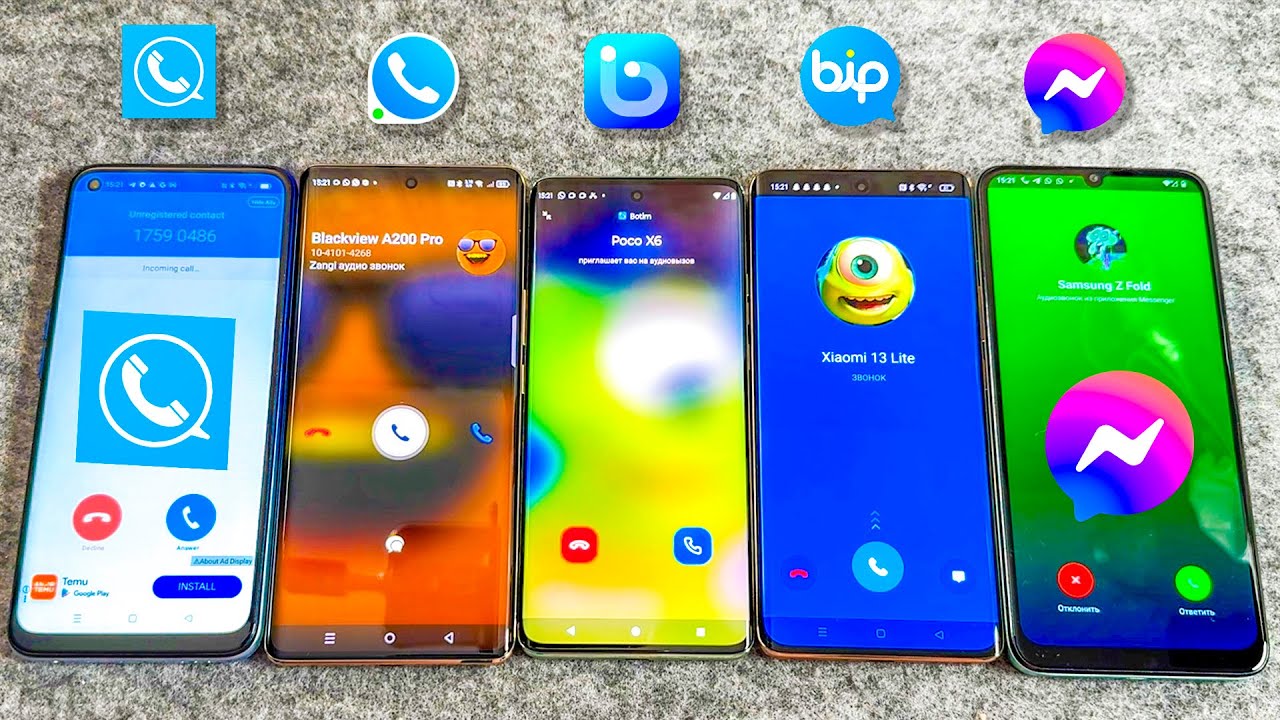 Facebook, SkyPhone, Zangi, BOTIM & BiP - OPPO A54 + Infinix Z30 + Moto E40N + Realme 11 + Nokia G31