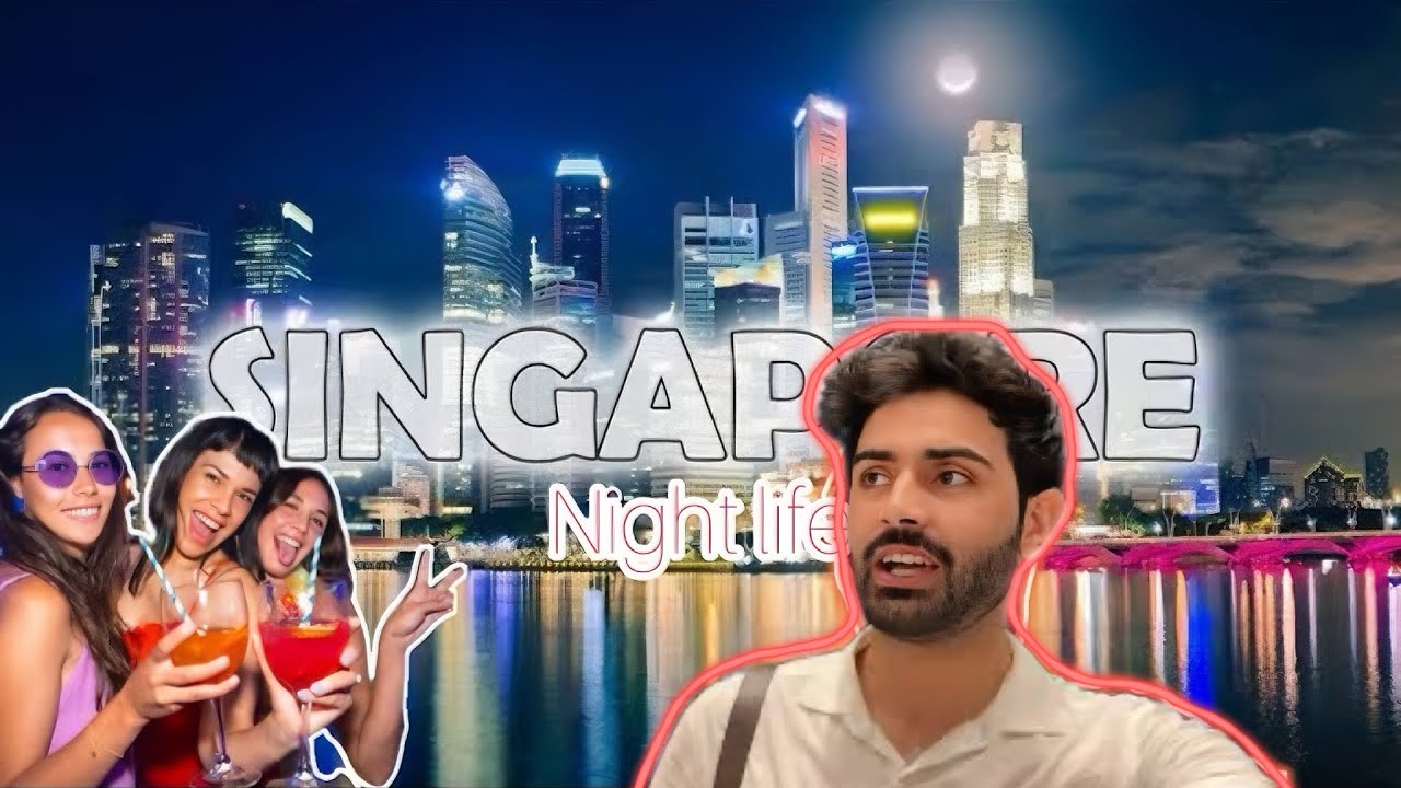 Dancing Fountain | Dj night | Singapore  night life 🔥