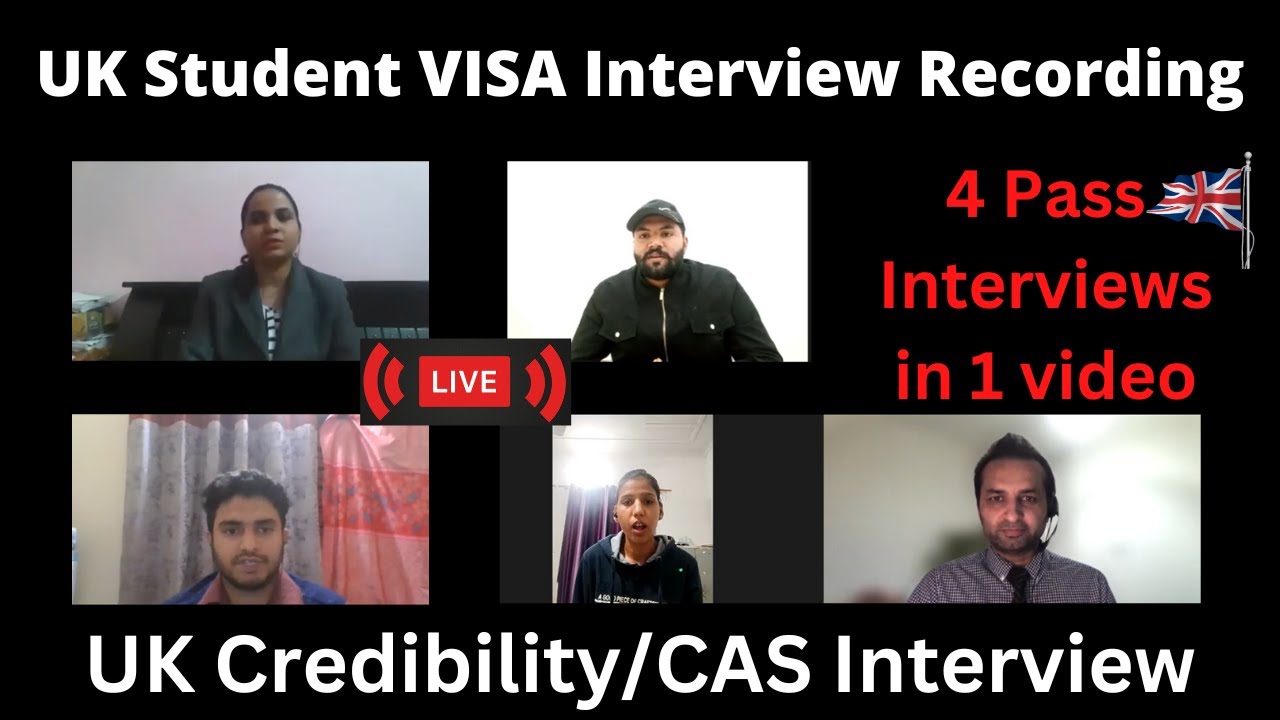 Pre CAS Interview UK | CAS Interview UK | Credibility Interview UK Visa |UK Interview for Study Visa
