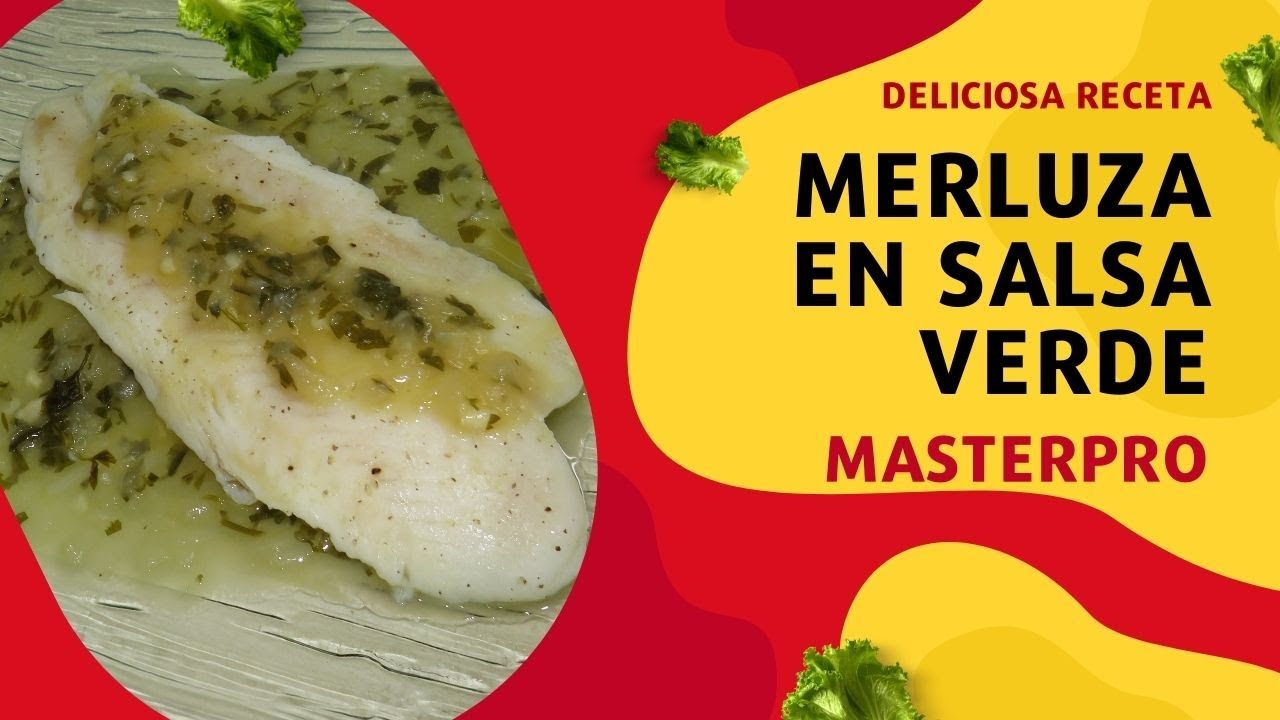 Merluza en salsa verde en el Robot de cocina Masterpro.