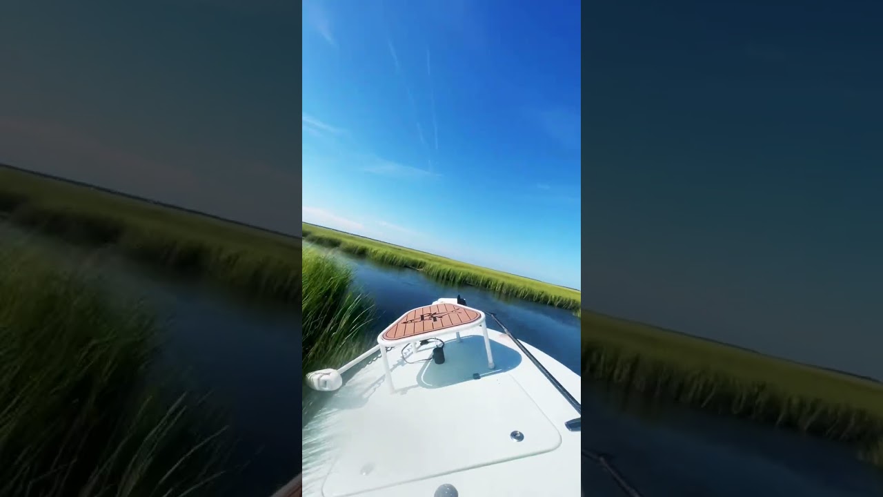 Creek Running in the Beavertail Mosquito #skiff #fishing #sightfishing #reddrum