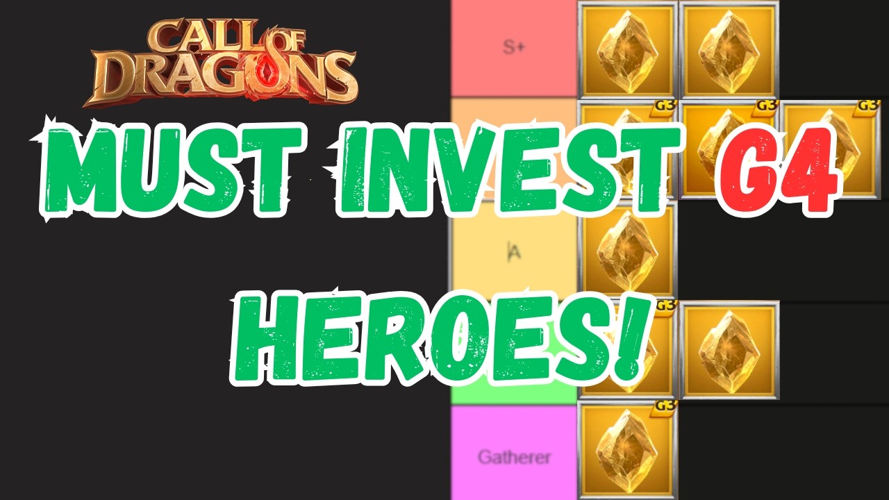 Рейтинг героев G4 в Call of Dragons