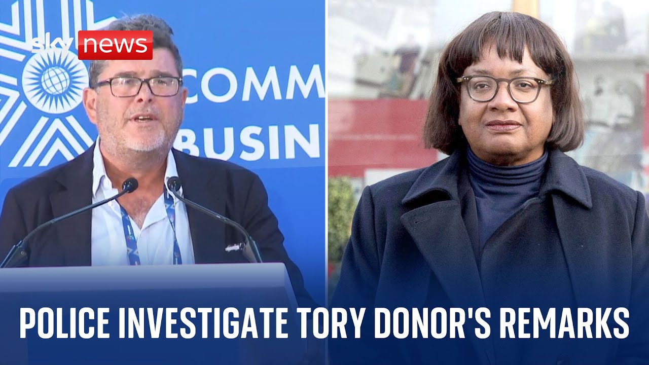 Police investigate Tory donor Frank Hester's alleged racist comments about Diane Abbott