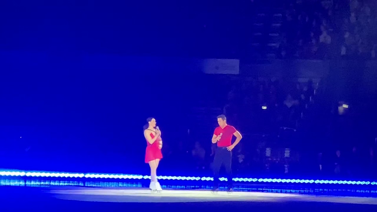 Rock The Rink - Tessa Virtue and Scott Moir speech (London)