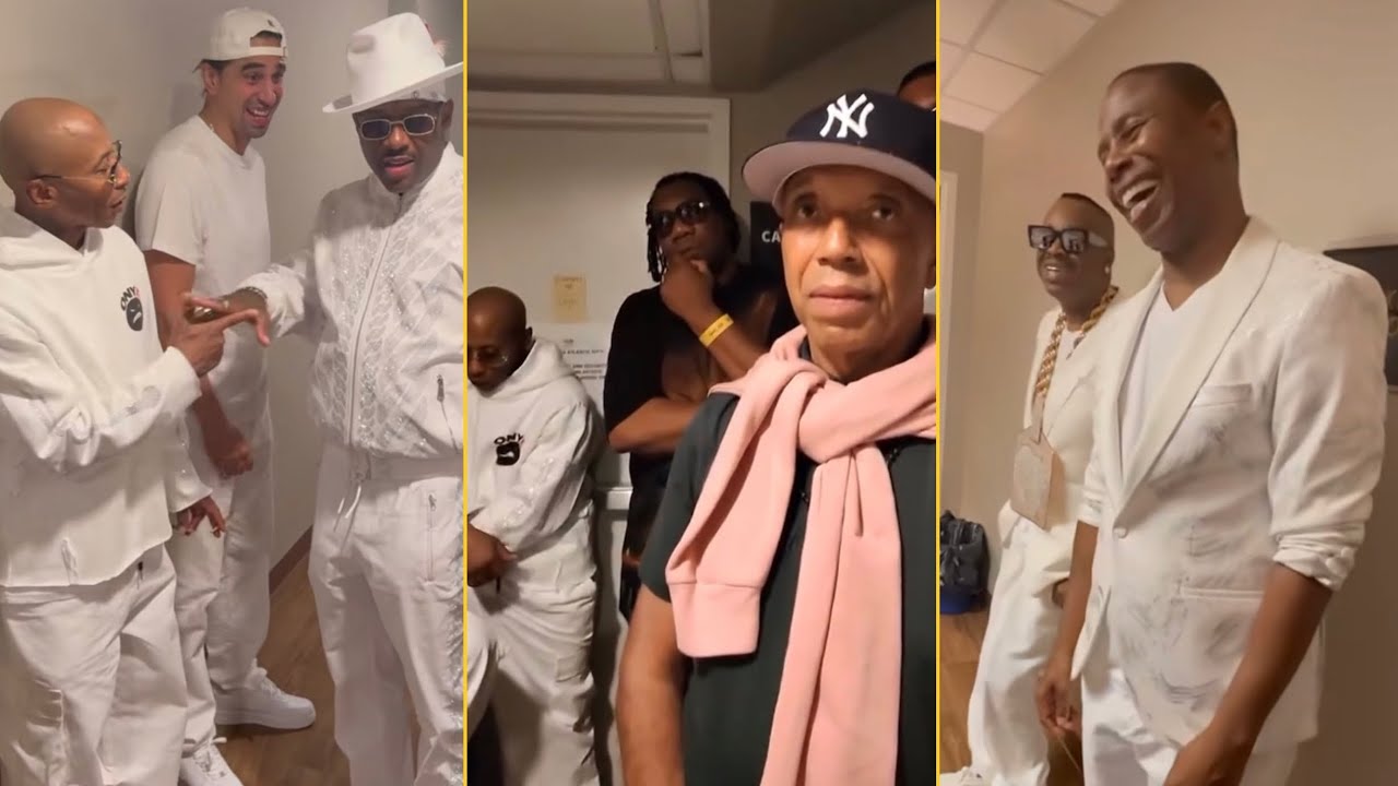 Krs One, Russell Simmons, Slick Rick, Treach, Freeway, Onyx & More Backstage At Dj Cassidy Show 
