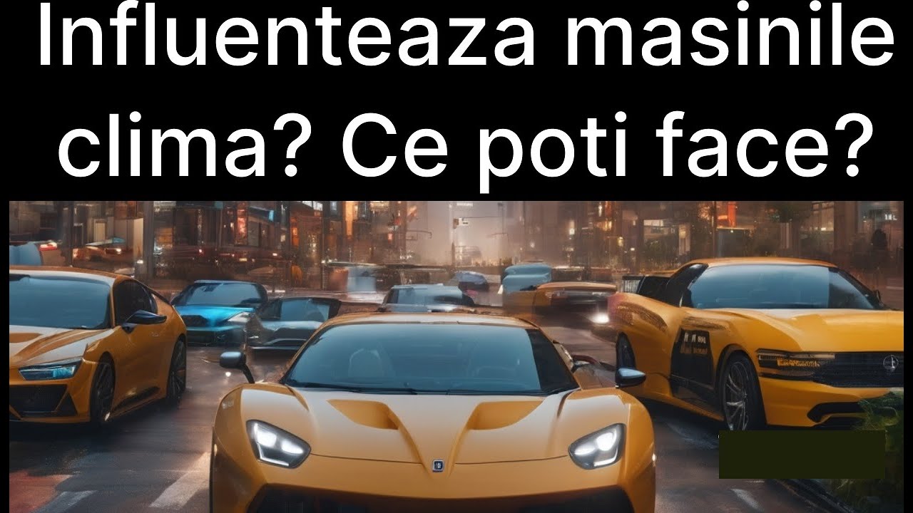 Influenteaza masinile clima? Ce poti face?