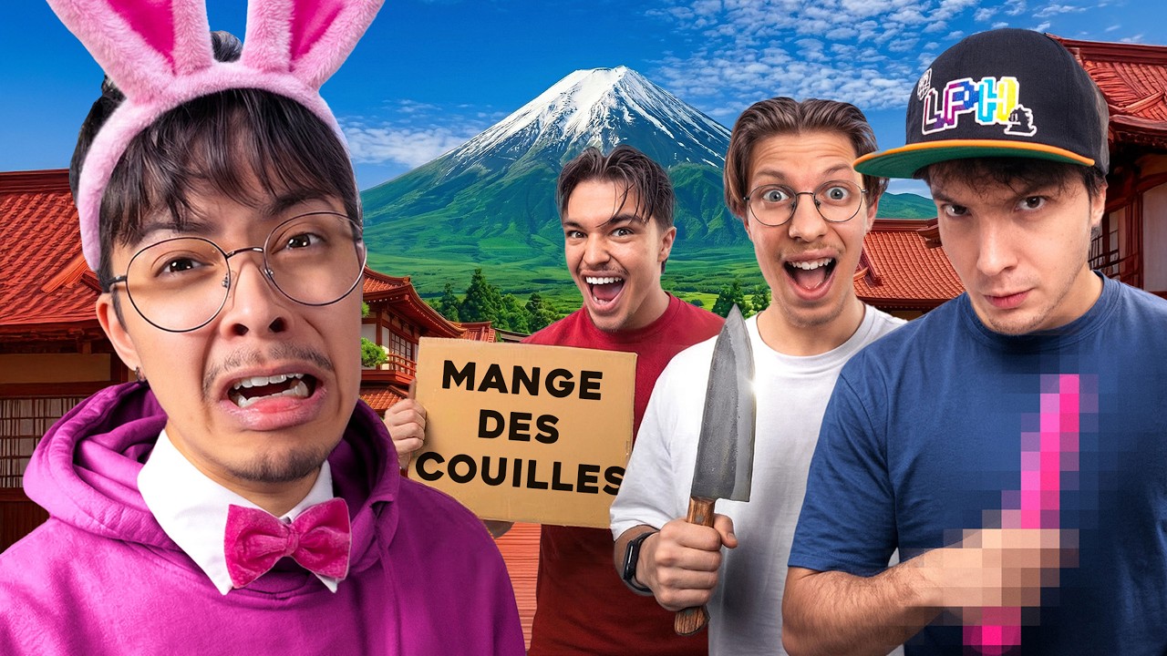 24h Pour FAIRE tout les DÉFIS De ces YOUTUBEURS au JAPON
