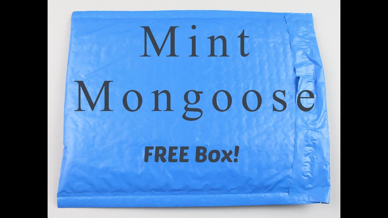 mintMONGOOSE November 2020 Unboxing + Free Box/Black Friday Deal