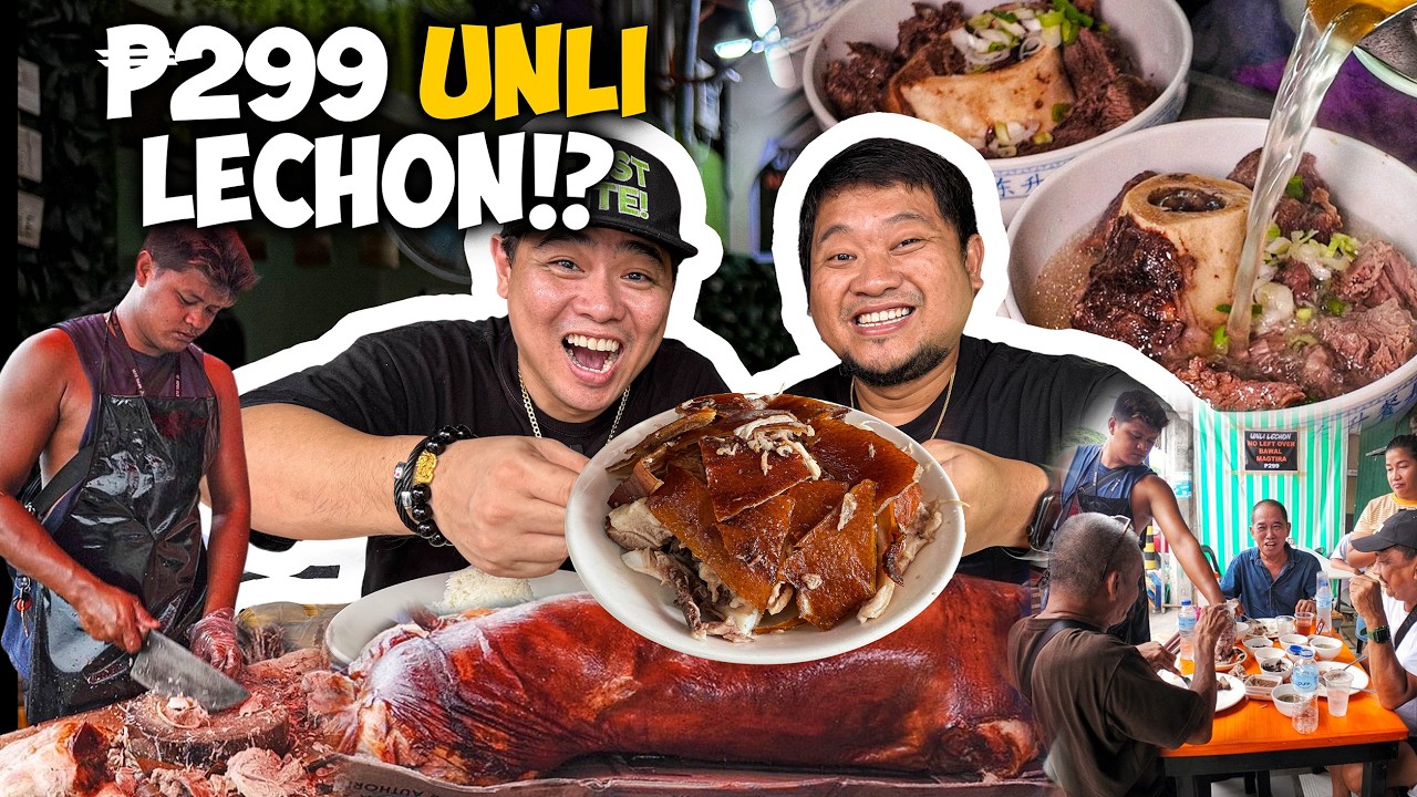 ₱299 UNLI LECHON + BULALO? 🔥 Ultimate PUTOK BATOK Collab in Pampanga w/ Team Canlas TV!