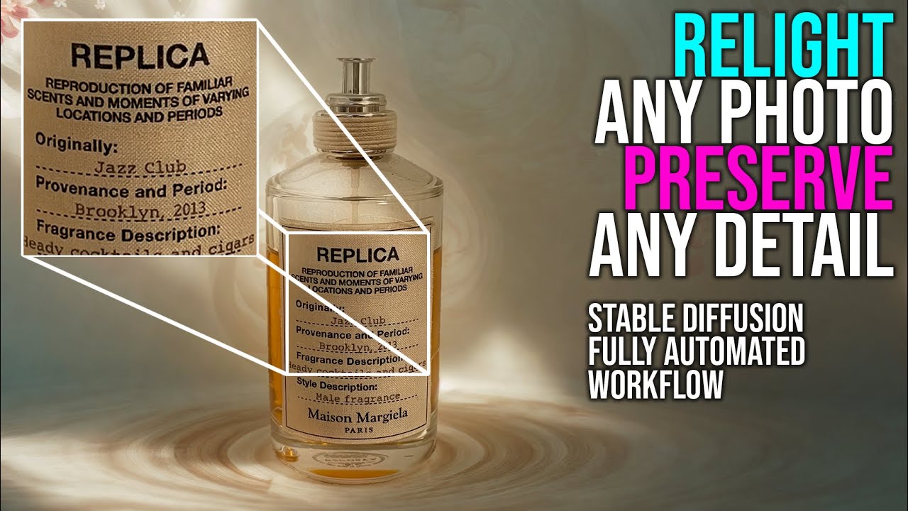 Relight and Preserve any detail with Stable Diffusion