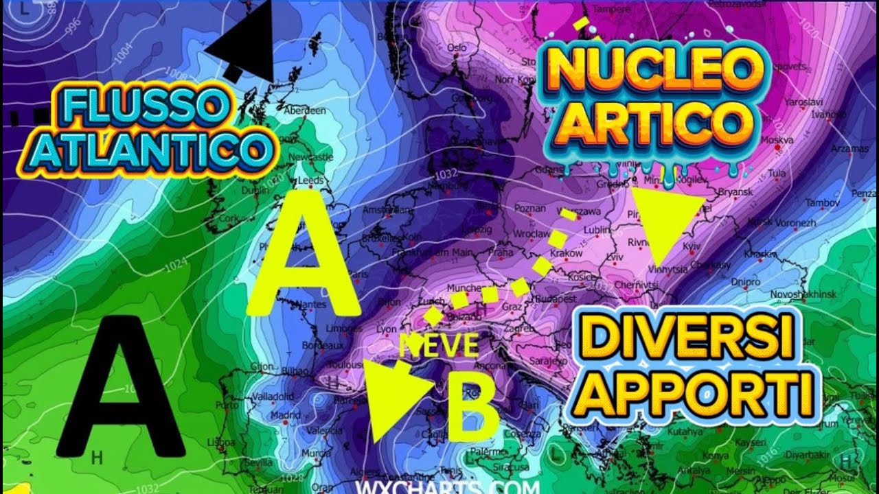 METEO - TEMPESTE, ATLANTICO, ARTICO E NEVICATE FREQUENTI, C'E' TUTTO IN GENNAIO E A FEBBRAIO ??