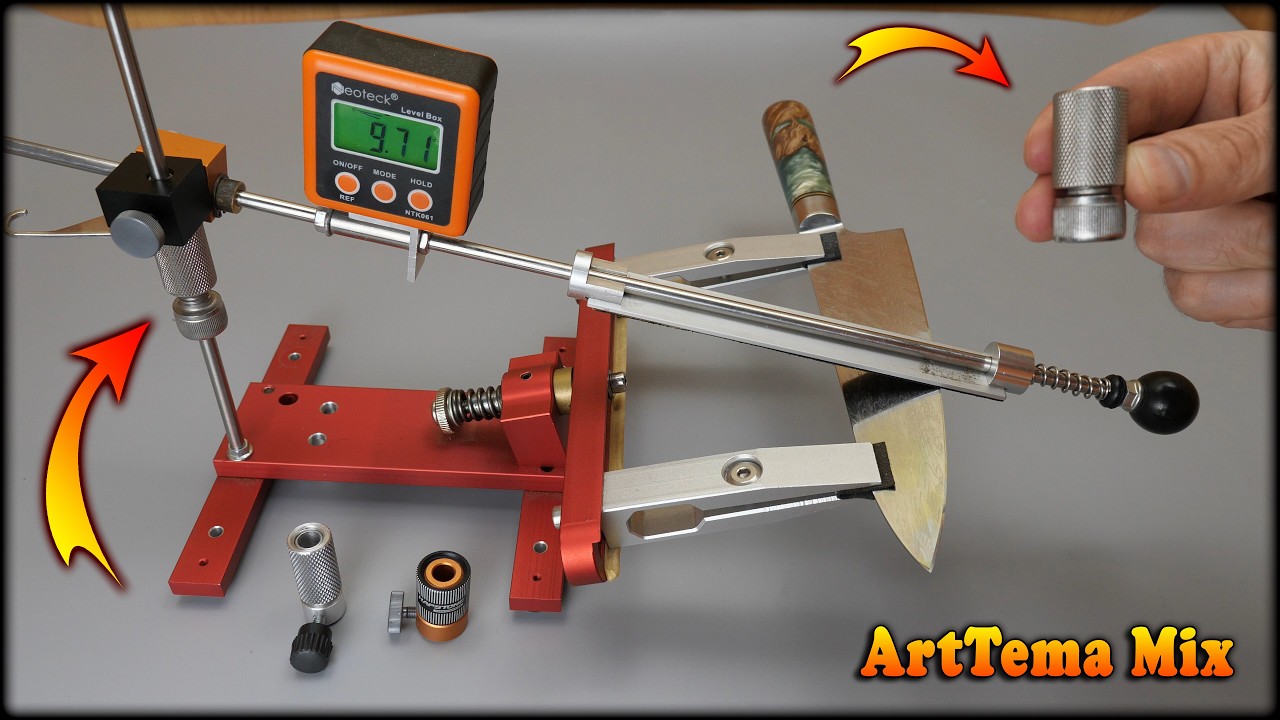 Only 2 Parts from AliExpress ❗ 100% Accurate Sharpening Angle 🔪 Simple DIY Upgrade Knife Sharpening