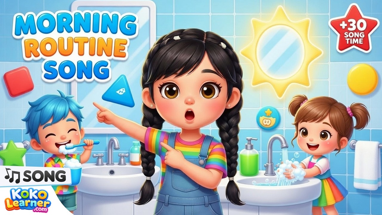Morning Routine Song for Kids – 30 Minutes Brush Teeth & Wash Hands Songs | Koko Learner