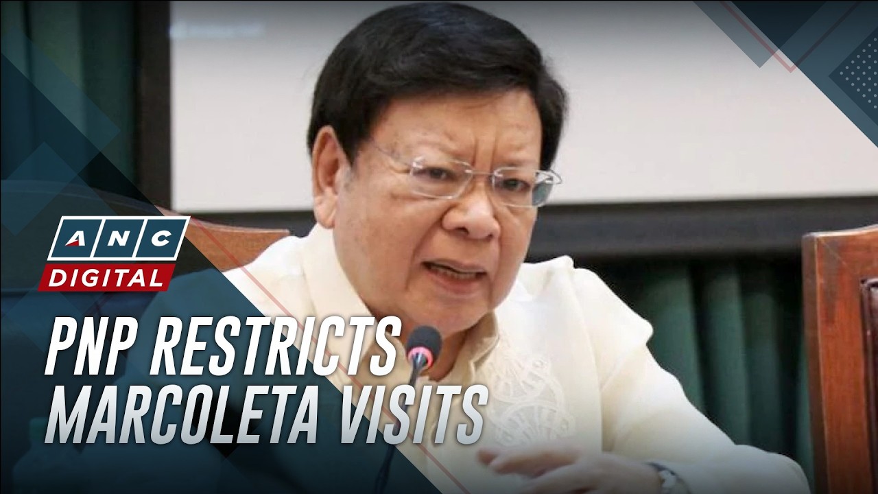 PNP to restrict Marcoleta visits after Sandiganbayan questions VP Duterte, Padilla visits | ANC