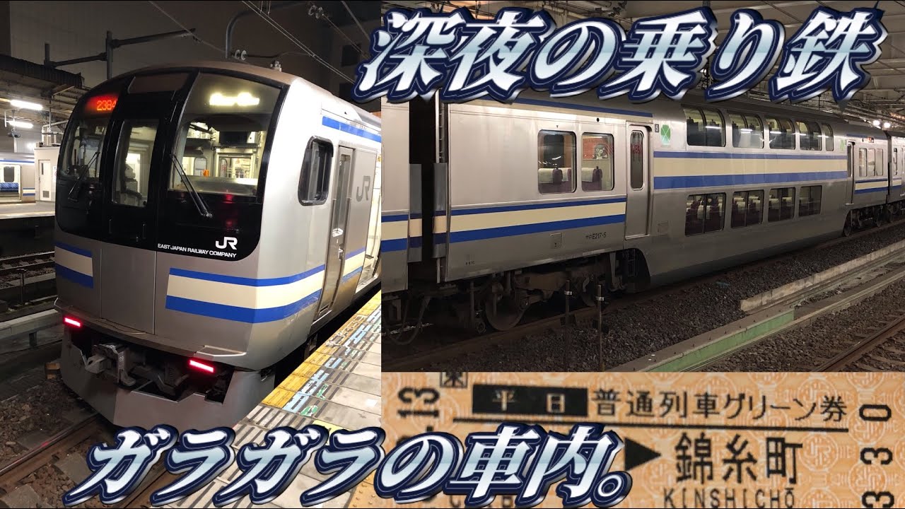 E217系のグリーン車に乗ってきた。