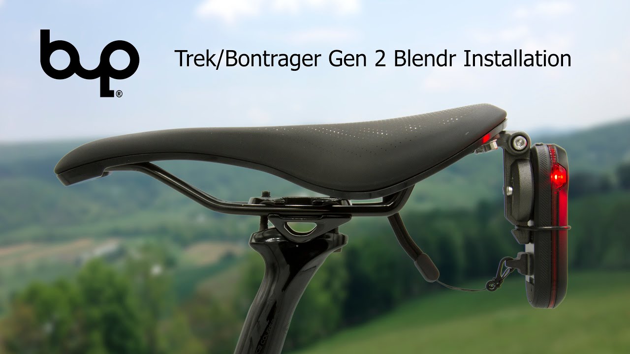 Bup Labs Trek Bontrager Blendr Mount for Garmin Varia and GoPro Installation