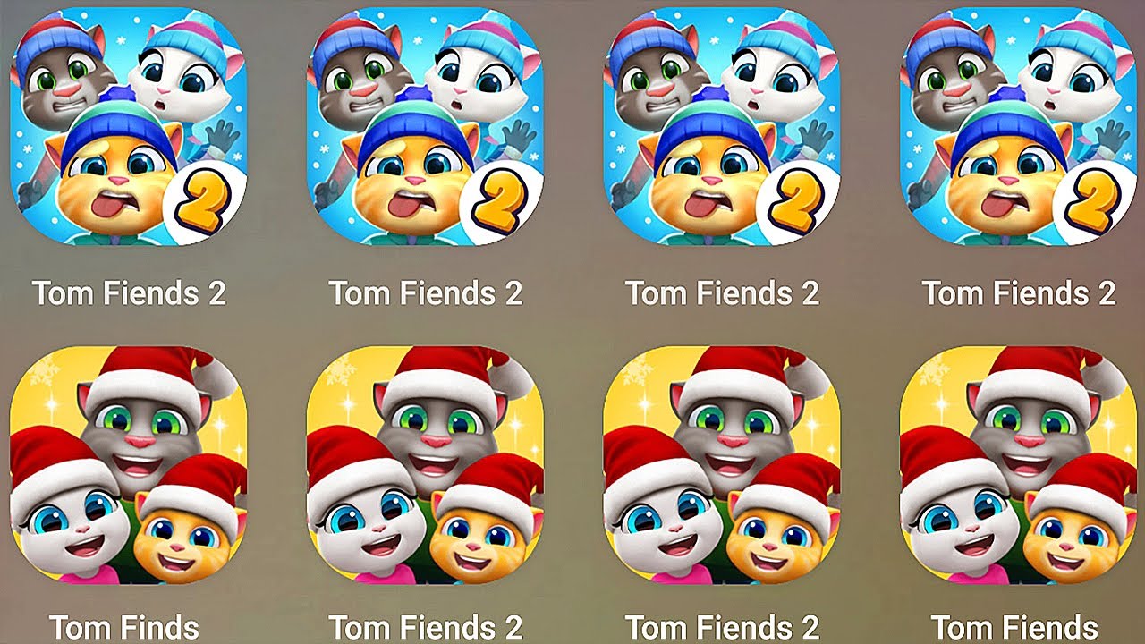 Talking Tom Finds 1,2 New Christmas update Ginger character Discover the Christmas house 😘 Game Play