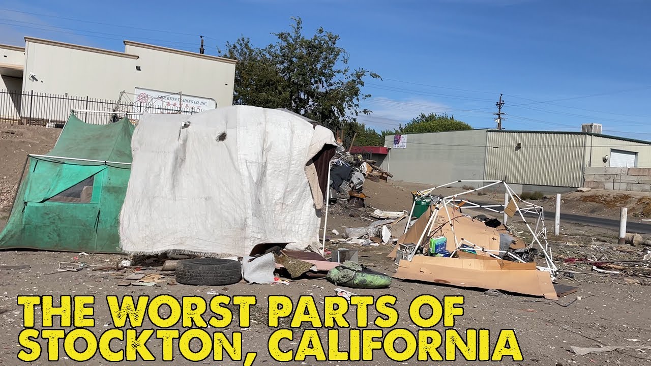I Discovered A CRAZY Homeless Camp In Stockton, California
