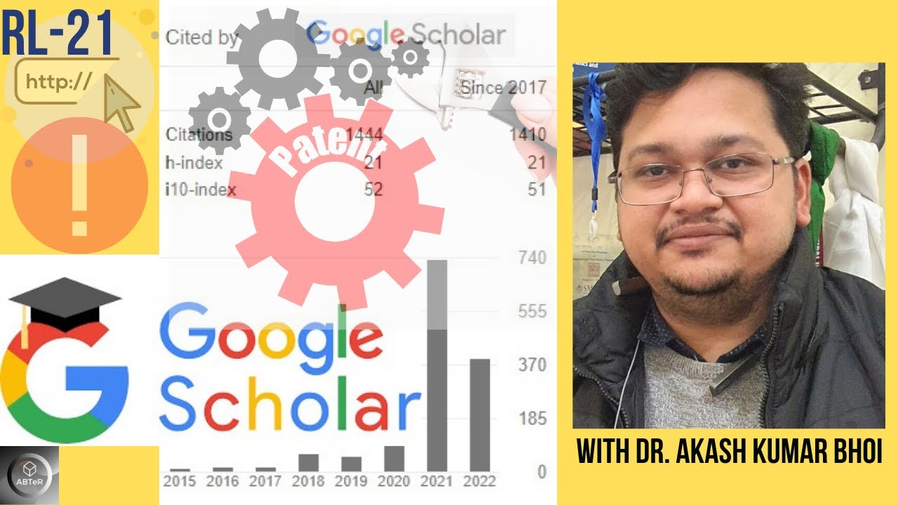 Important Settings for Google Scholar Profile/ID| eSupport for Research | 2022 | Dr. Akash Bhoi