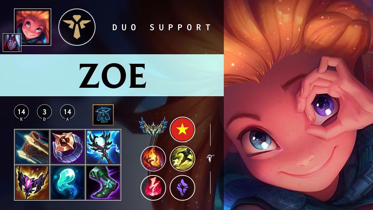 Zoe Support vs Bard - VN Challenger Patch 26.04