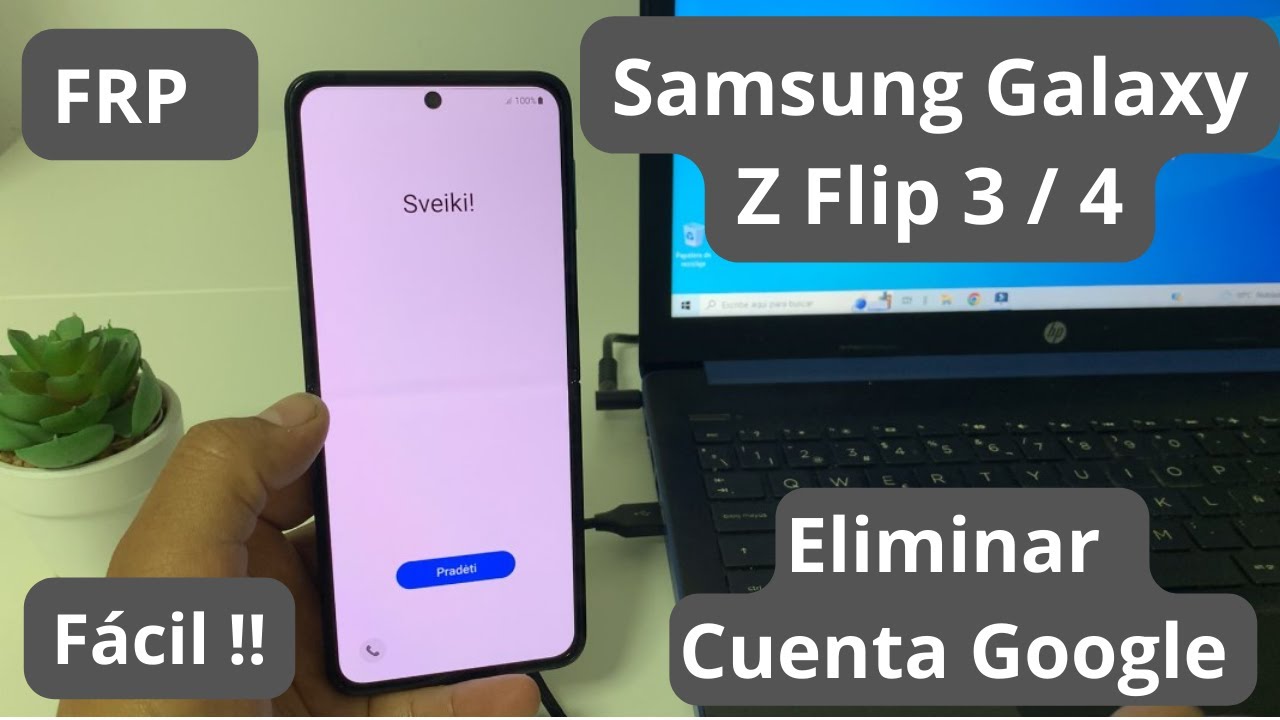 Eliminar Cuenta de Google Samsung Galaxy Z Flip 3//Android 11-12-13//FRP BYPASS//Metodo 100% Fácil