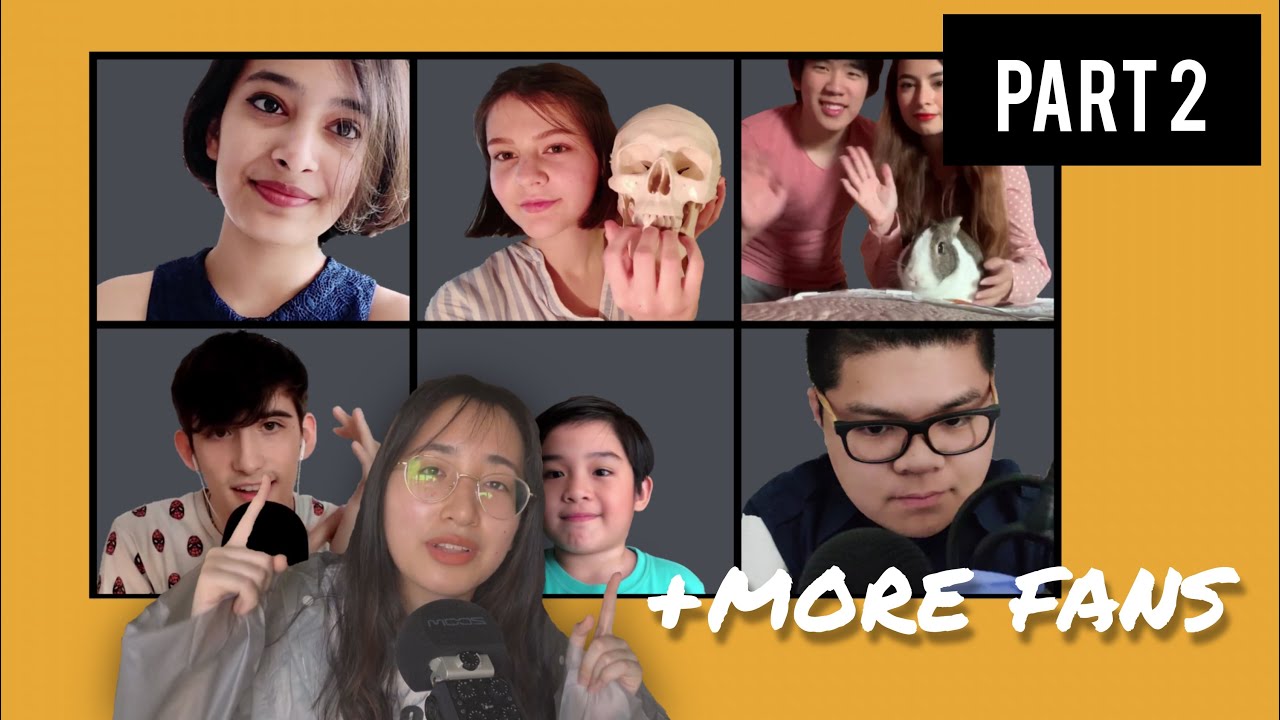 ASMR WITH FANS 🧡 pt.2