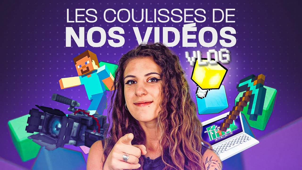 Le making-of de nos (super) vid&eacute;os I Avec #minecraft