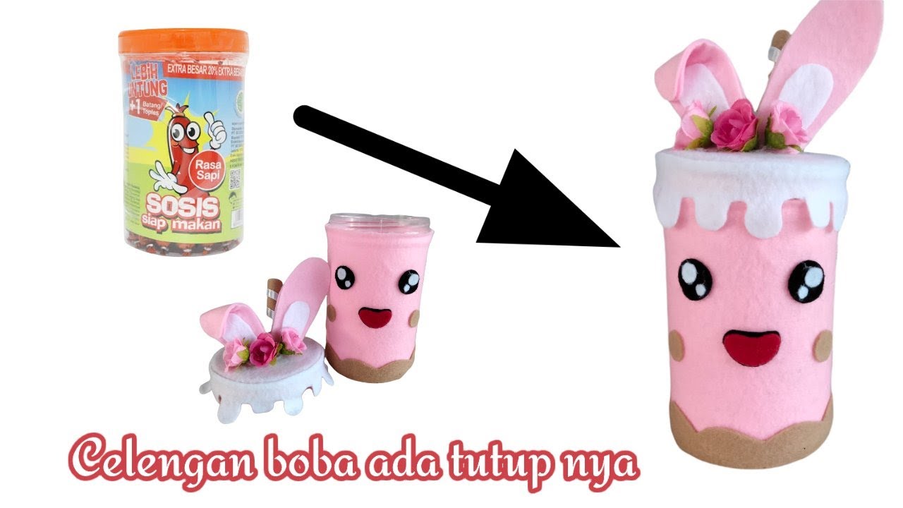 cara membuat celengan dari botol bekas | KERAJINAN BOTOL PLASTIK || 5 minutes craft