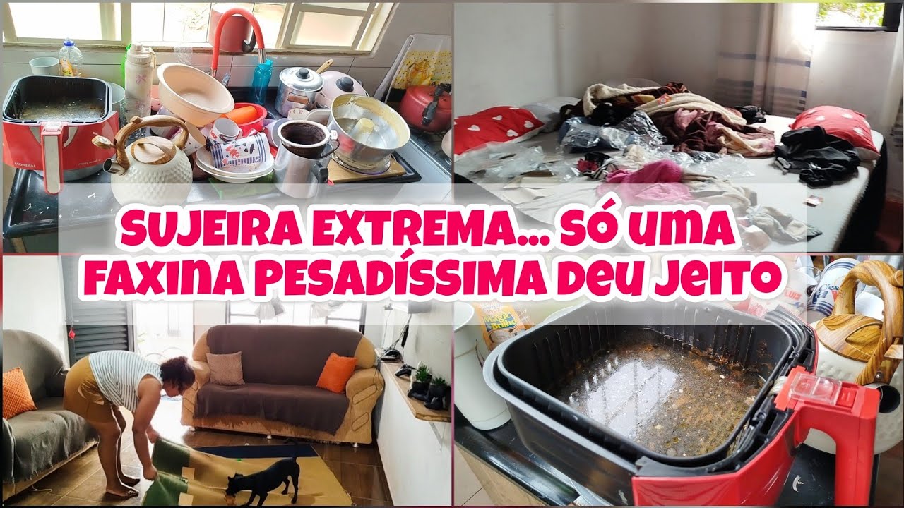 FAXINA HARDCORE..😱 Transformei sujeira extrema em organização impecável/ Resultado que vai te chocar
