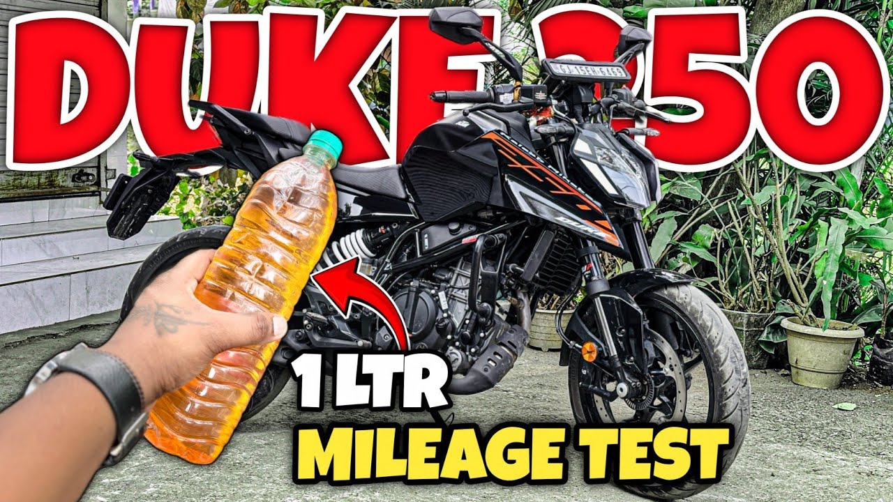 duke 250 gen 3 mileage test || Duke 250 Gen 3 Ebony Black mileage test || duke 250 mileage test