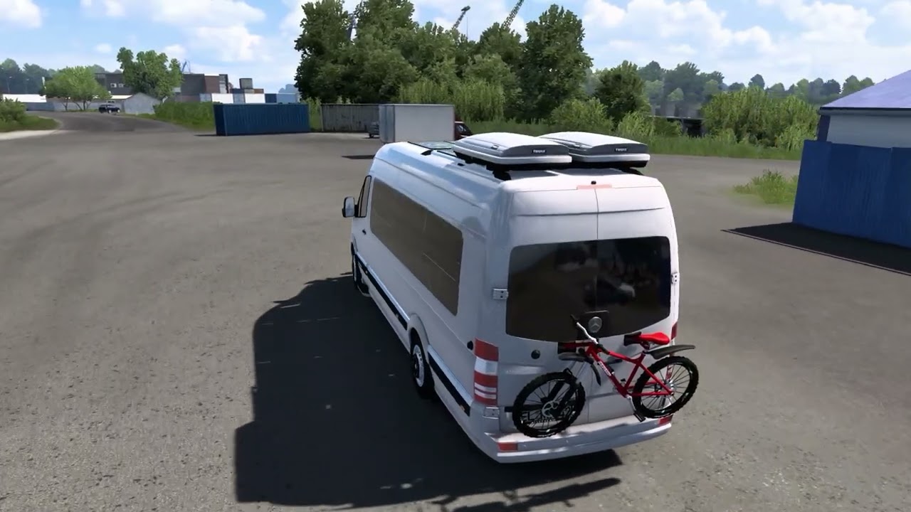 Euro Truck Simulator 2 - Mit dem Camper auf Europatour - Rumänien /Donau Fähre /Bräila