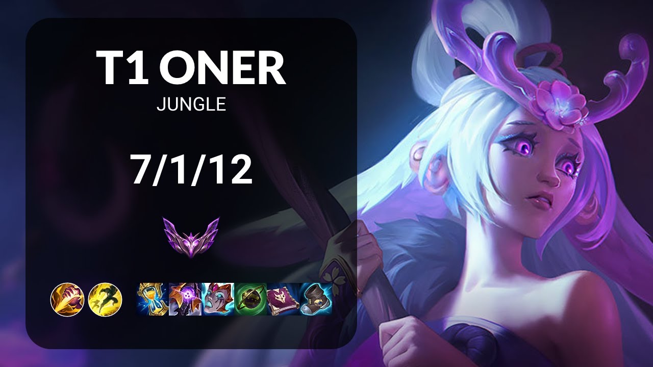 T1 Oner Lillia vs Han Clid Brand JUNGLE - KR  Patch 14.15