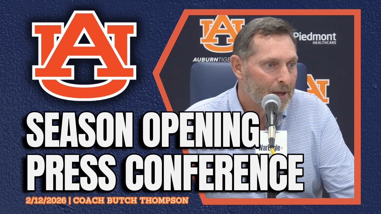 Auburn Baseball HC Butch Thompson Previews 2026 Season & Youngstown State Series