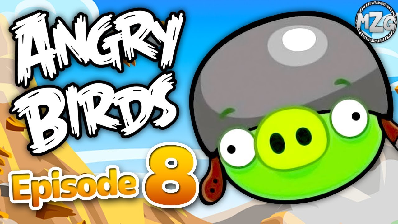 Angry Birds Gameplay Walkthrough Part 8 - Danger Above Levels 8-1 - 8-15