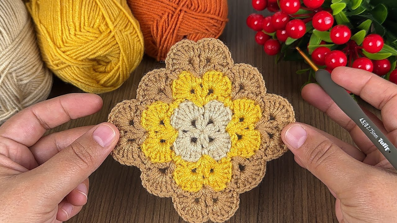 💯💥Dünya nın güzel ve kolay motifi / tek motifli bebek battaniyesi/ 💯crochet baby blanket 💯