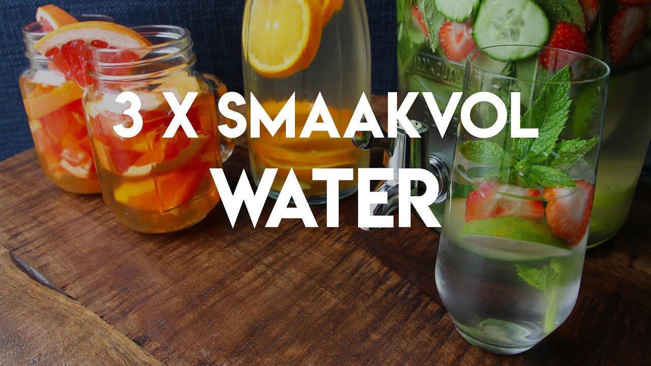3 keer Smaakvol Water - Fris, Kruidig en IJsthee!