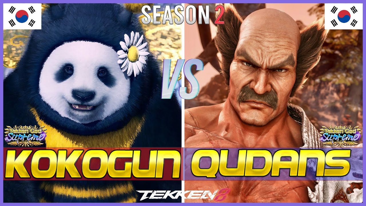 Tekken 8 Season 2 ▰ QUDANS (Heihachi) Vs KOKOGUN (Panda) ▰ High Level Gameplay