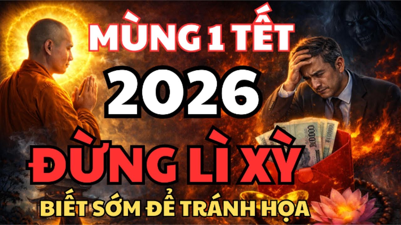 Mùng 1 Tết 2026: TUYỆT ĐỐI ĐỪNG LÌ XÌ KIỂU NÀY – Phật Dạy Rước Họa Vào Thân LÚC NÀO KHÔNG HAY