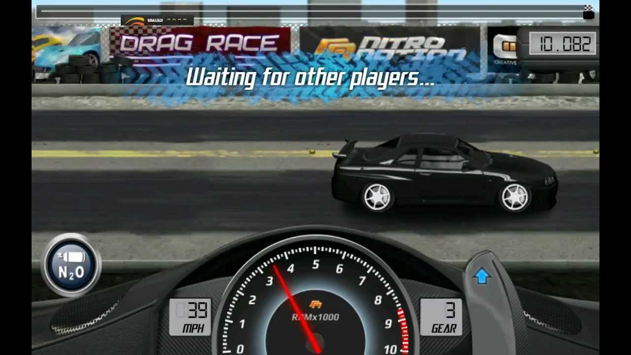 Drag Racing 1.6 Nissan Skyline GT-R R34 [1/4mi, Lvl 3] **10.082s**