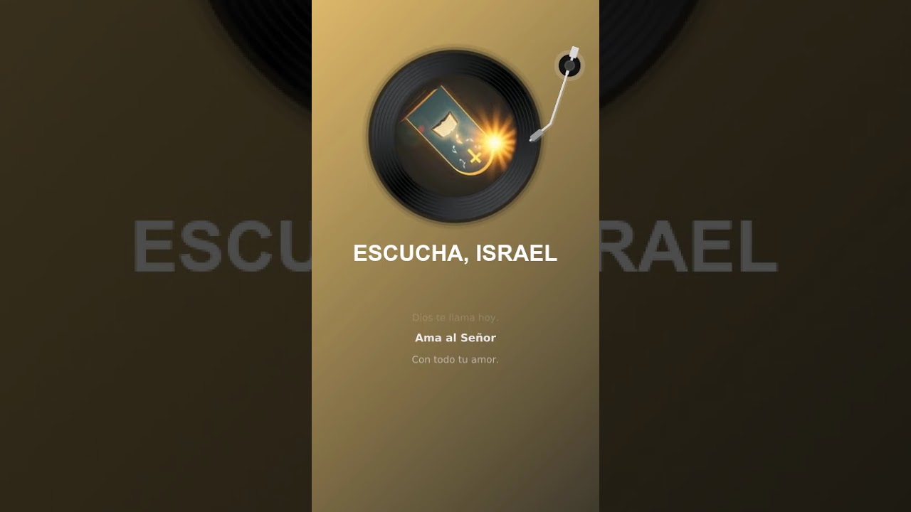 ESCUCHA, ISRAEL 1 Sexta 13 #deustemumapalavrapravoce #louvores