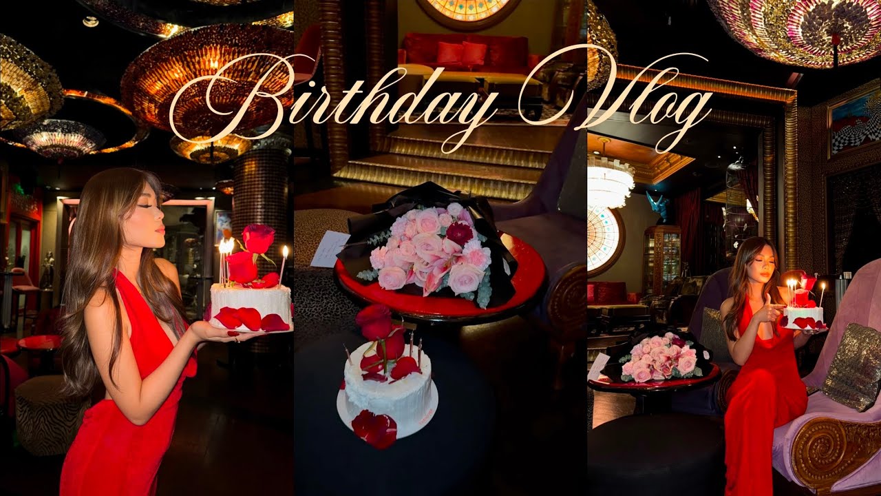 Birthday Vlog | Dinner at The Peninsula Manila & Gift 🎞️💋
